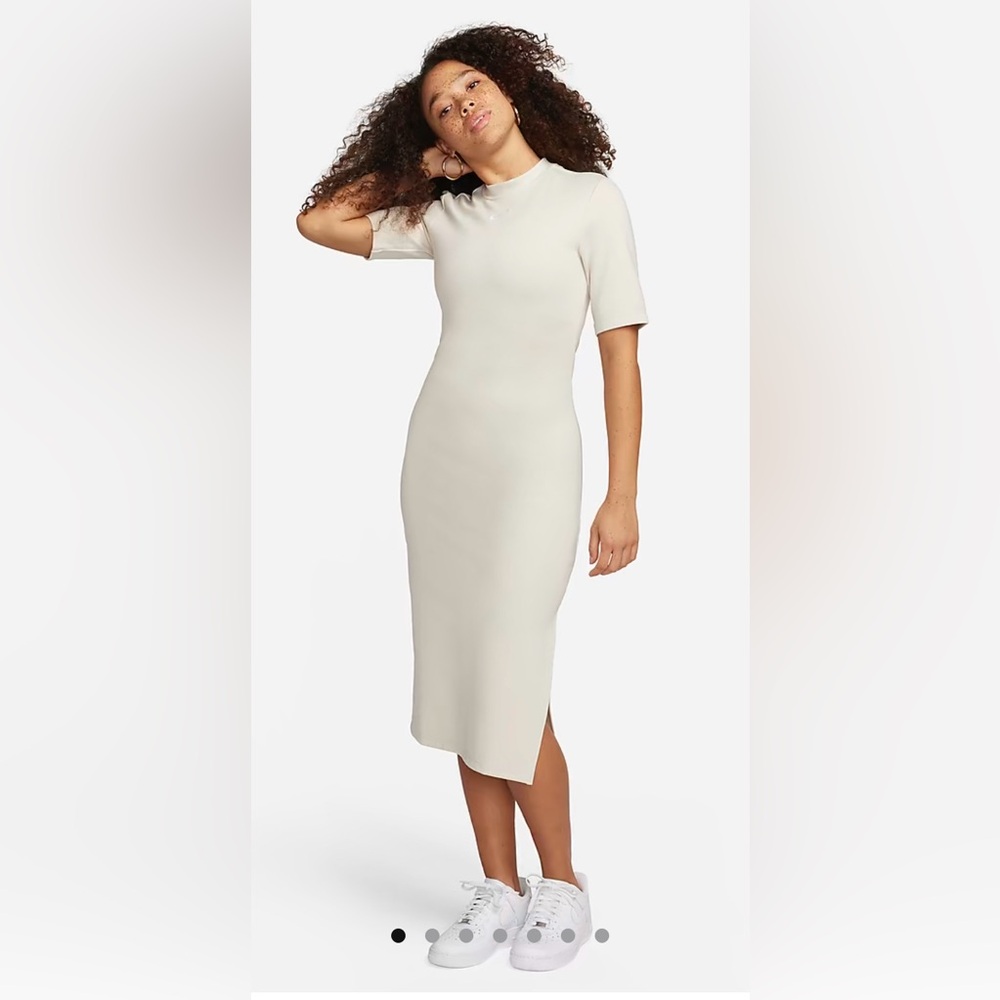 Nike Sportswear Essential Tight Midi Dress Medium NWT